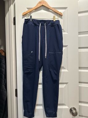 Bundle of TWO Fabletics Navy Drawstring Jogger Pants